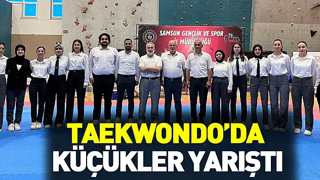 Taekwondo Küçükler yarıştı