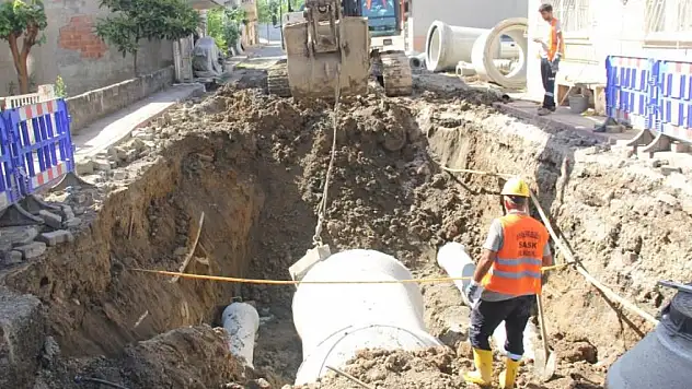 SASKİ'den altyapı çalışması