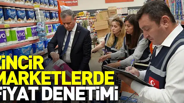 Zincir marketlerde denetim