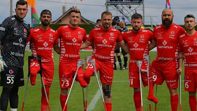 Ampute Milli Futbol Takımı, İrlanda'yı yendi