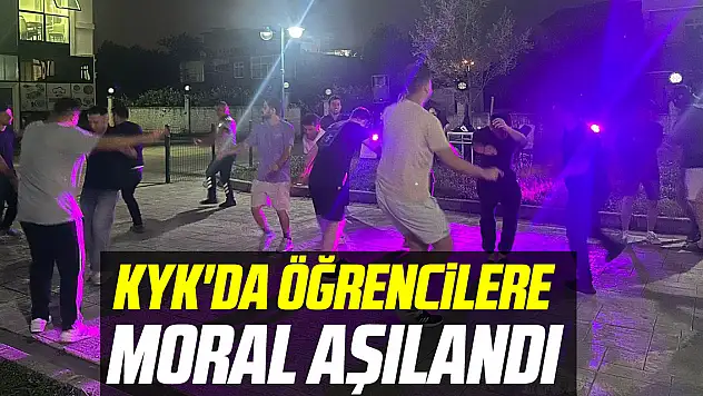 KYK'da Öğrencilere Moral Aşılandı