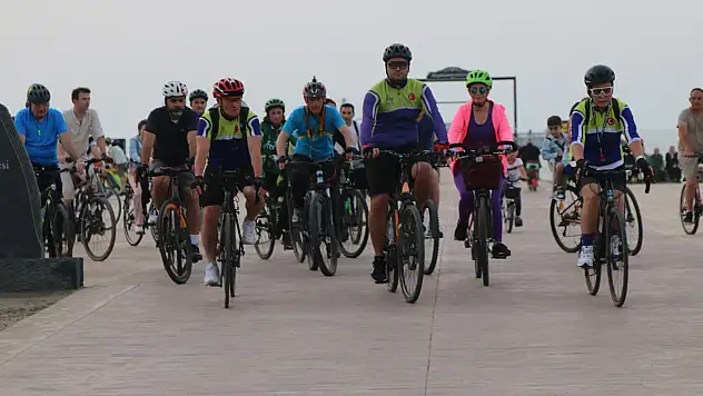 Doğa için pedalladılar