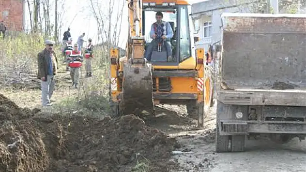Tekkeköy'de Olaylı Yol Çalışmalası