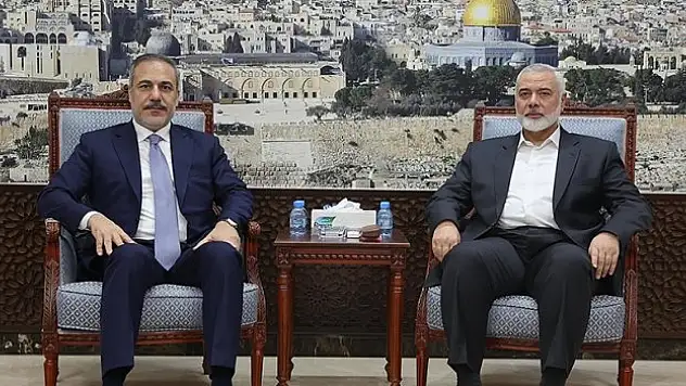 Dışişleri Bakanı Fidan, Hamas Siyasi Büro Başkanı Heniyye ile görüştü