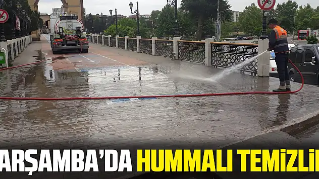 Çarşamba'da hummalı temizlik!