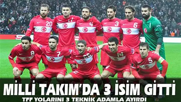 TFF üç teknik adamla yollarını ayırdı