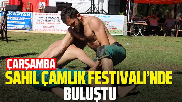 Çarşamba, Sahil Çamlık Festivalinde Buluştu