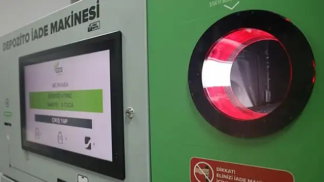 Yerli depozito iade otomatları göreve hazır