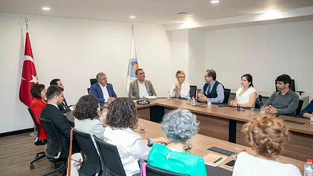 UNDP proje ekibi Mersin'de