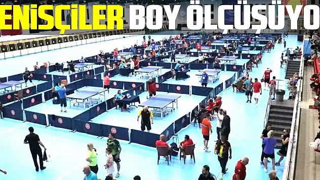 tenisçiler boy ölçüşüyor