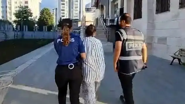18 yıla yakın hapis cezası olan kadın yakalandı