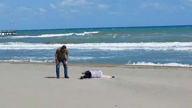 Yaşlı kadın polisi alarma geçirdi