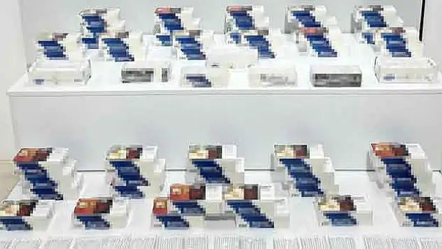 11 bin adet makaron ele geçirildi