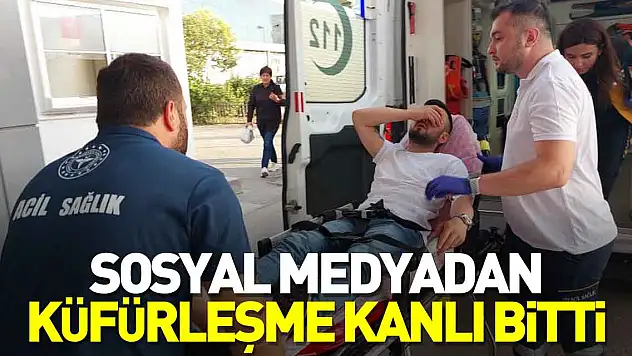 Sosyal medyadan küfürleşme kanlı bitti