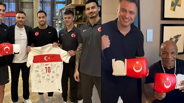 A Milli Futbol Takımı'na imzalı eldiven