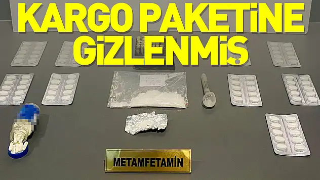 Kargo paketine gizlenmiş