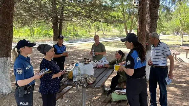 Emniyet ekiplerinden bilgilendirme