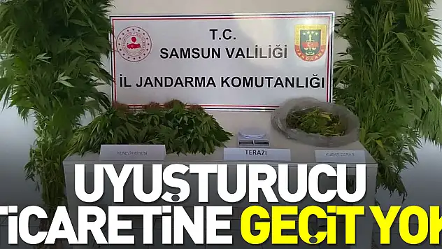 Uyuşturucu ticaretine geçit yok