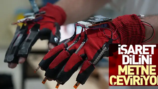 işaret dilini metne çeviriyor