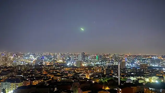 Süzülen ışık merak uyandırdı