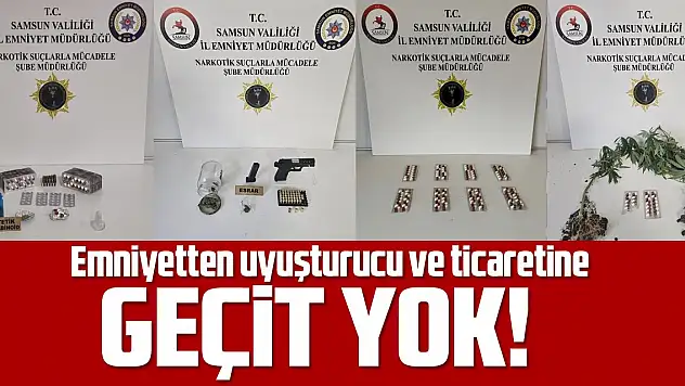 Emniyetten uyuşturucu ve ticaretine geçit yok