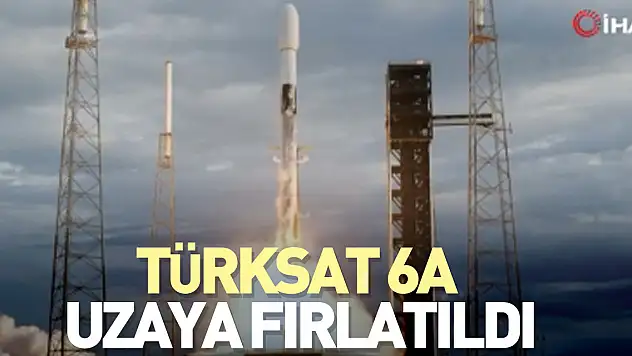 TÜRKSAT 6A UZAYA FIRLATILDI