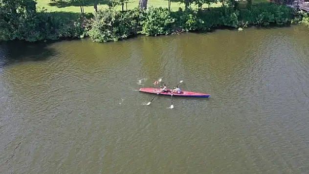 Meriç Nehri kürekte ilk resmi sınavına hazırlanıyor