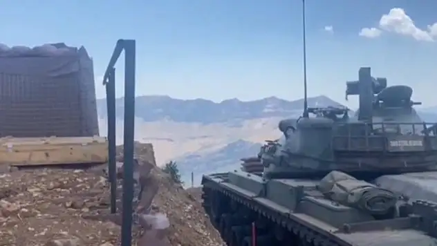 MSB, tank atışı görüntülerini paylaştı