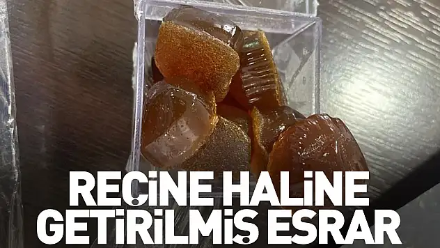 Reçine haline getirilmiş esrar