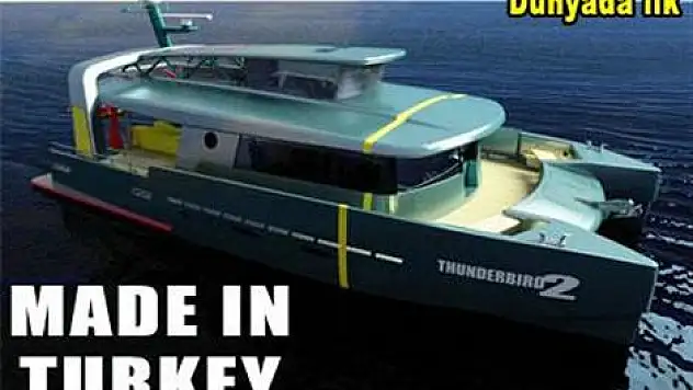 Dünyanın ilk denizaltılı katamaranı Antalya'da yapılıyor