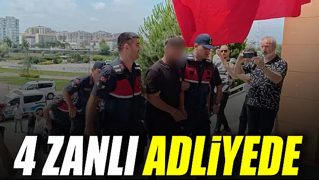 4 ZANLI ADLİYEDE