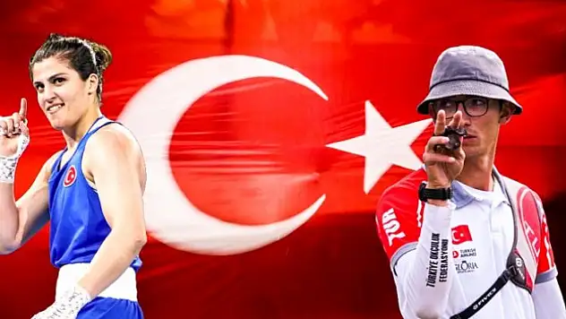 Türk Bayrağı Sürmeneli ve Gazoz'da