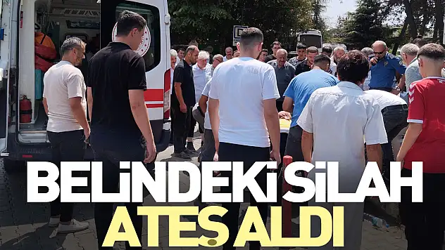 Belindeki silah ateş aldı