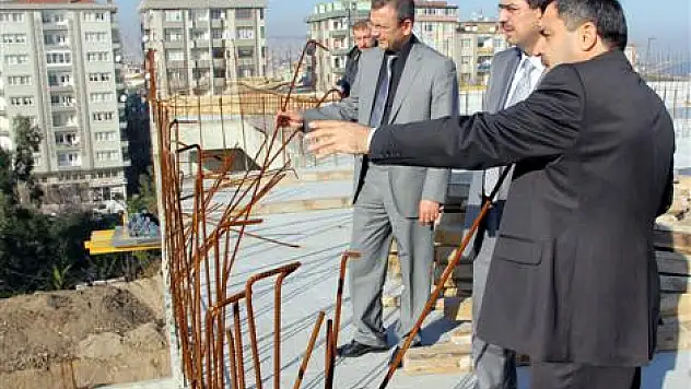 Müsteşar Yardımcısı inşaatı inceledi