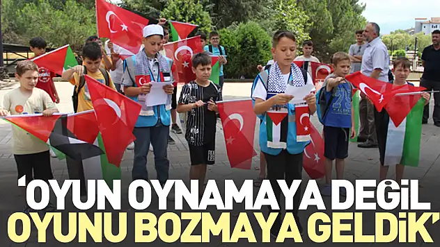 'OYUN OYNAMAYA DEĞİL, OYUNU BOZMAYA GELDİK'