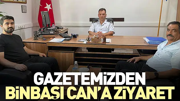 Gazetemizden Binbaşı Can'a Ziyaret