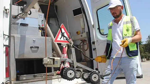 Kanal görüntüleme robotları iş başında