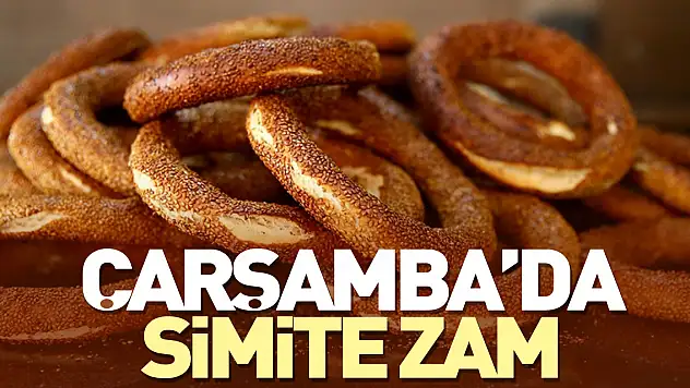 Çarşamba'da Simide zam