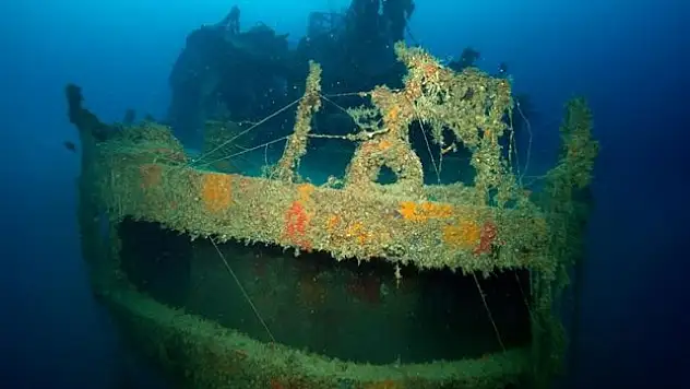20 yıl önce batan Ulla Gemisi görüntülendi
