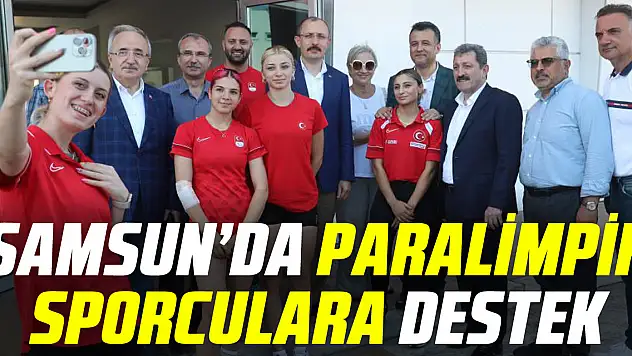 paralimpik sporculara destek