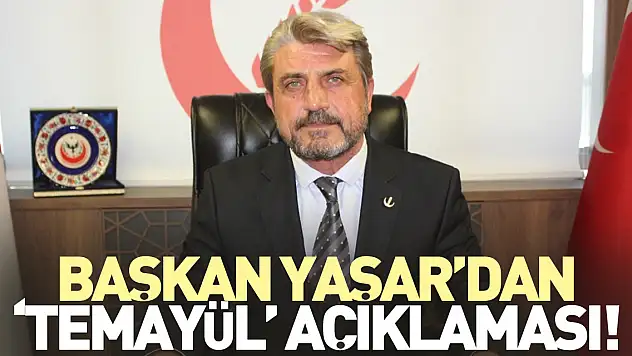 Başkan Yaşar'dan 'temayül' açıklaması!