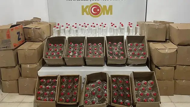 Bin 600 litre etil alkol ele geçirildi