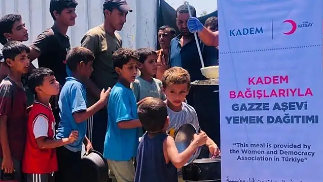 KADEM, Gazze'de sıcak yemek dağıtacak