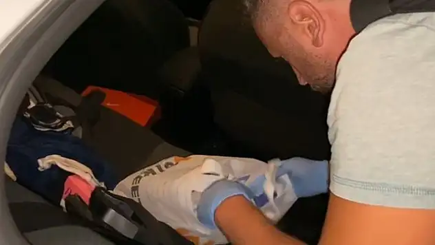 1 kilo metamfetamin ele geçirildi