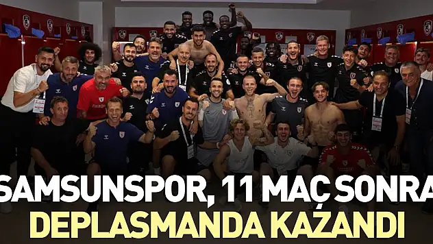 Samsunspor, 11 maç sonra kazandı