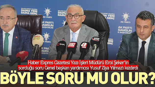 'Böyle soru mu olur?'