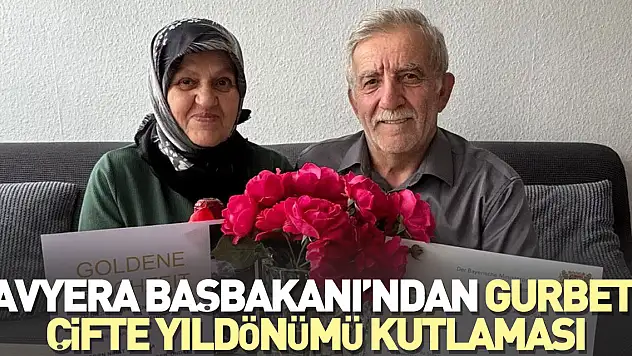 Bavyera Başbakanı'ndan gurbetçi çifte yıldönümü kutlaması