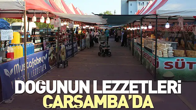 DOĞUNUN LEZZETLERİ ÇARŞAMBA'DA