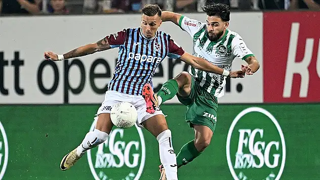 Trabzonspor, tur şansını ikinci maça taşıdı