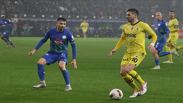 Fenerbahçe, Süper Lig'de yarın Çaykur Rizespor'a konuk olacak